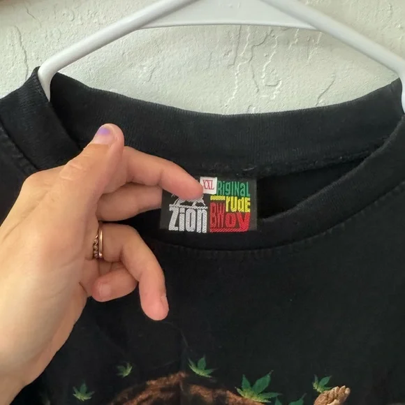 Bob Marley Original Rude Bwoy Zion Graphic T Shirt XXL - Picture 2 of 3